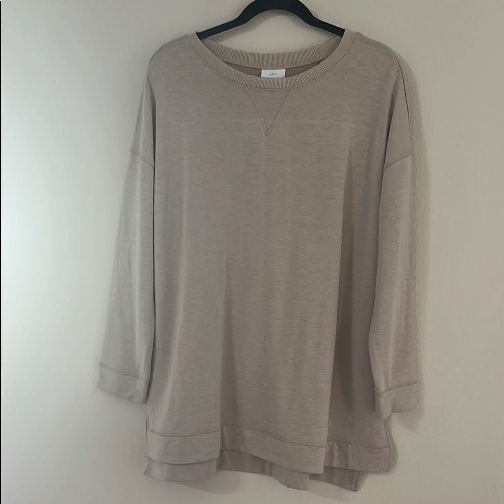 J. Jill Fit Women's Beige Top 1X